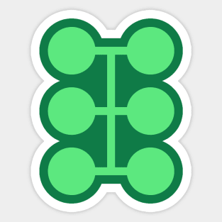 Multiple Man (Green Dots) Sticker